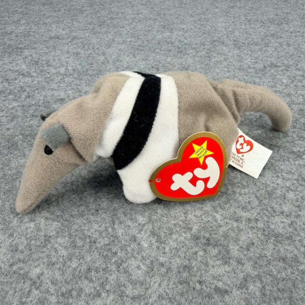 TY Teenie Beanie Babies Antsy the Anteater 1993 McDonalds Plush Stuffed Animal